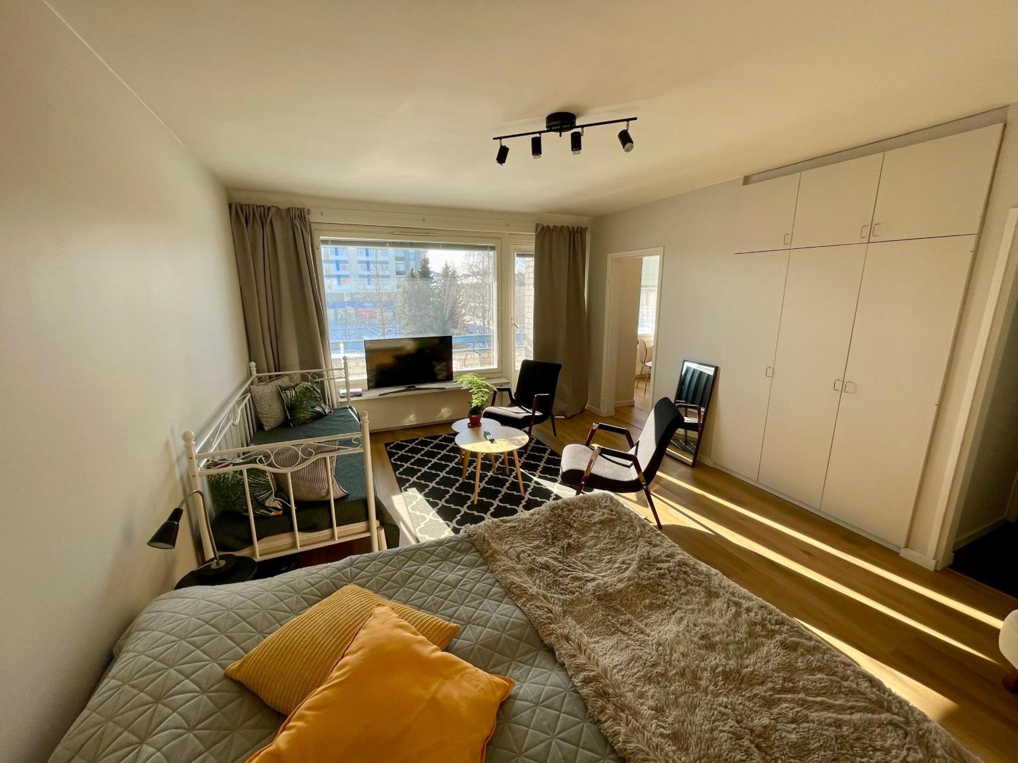 Ferienwohnung Kiva Majoitus 1-4Hloe, 500M Keskustaan, Parkkipaikka Oulu Exterior foto